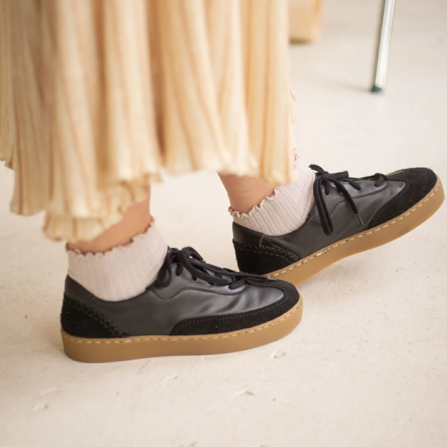 Sneakersy-Balagan Aluf Sneakersy, Czarny