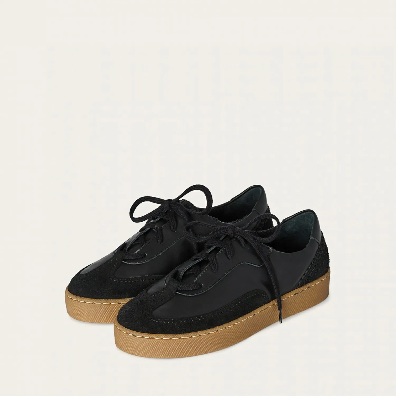Sneakersy-Balagan Aluf Sneakersy, Czarny