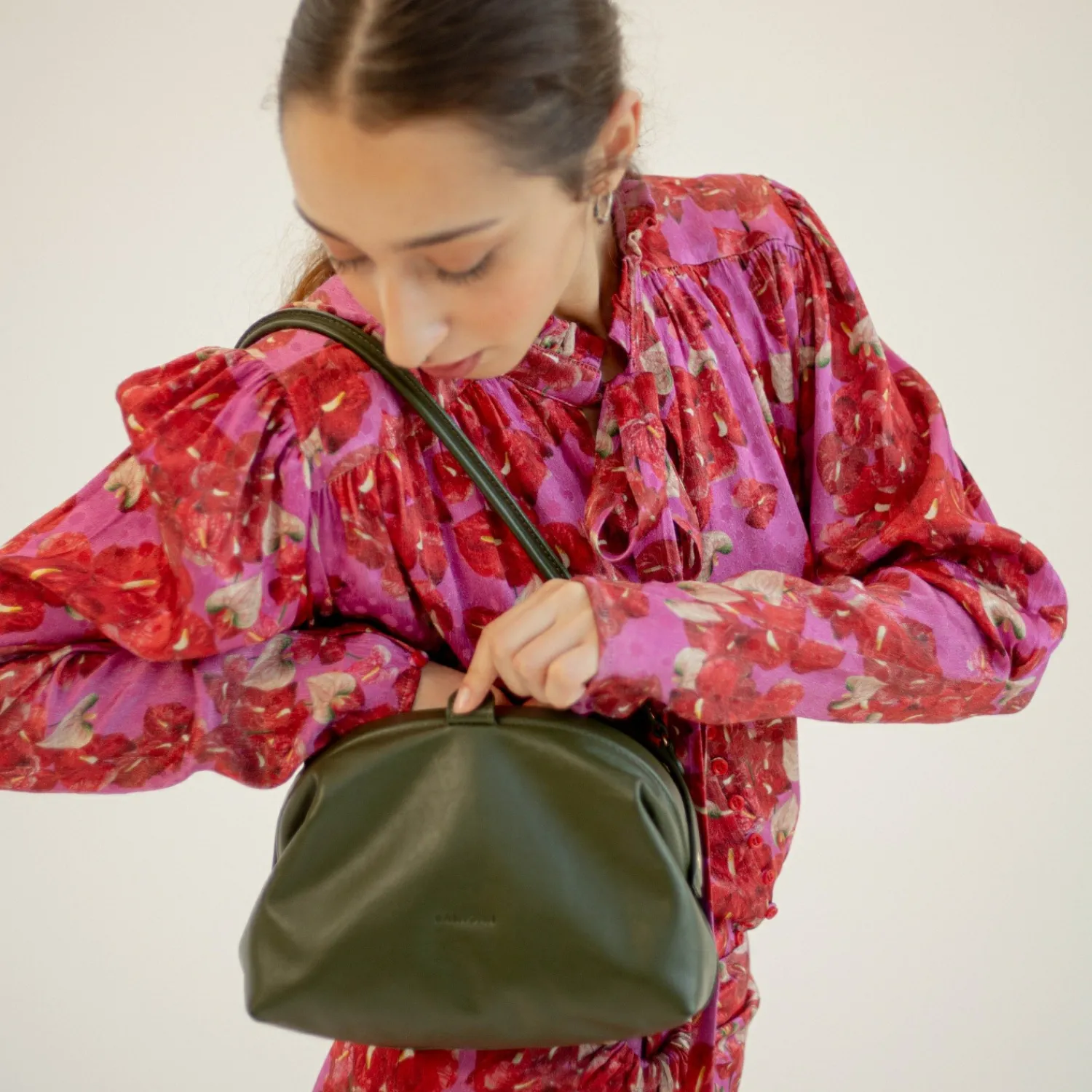 Minitorebki-Balagan Hug Bag Torebka L, Ciemnozielony