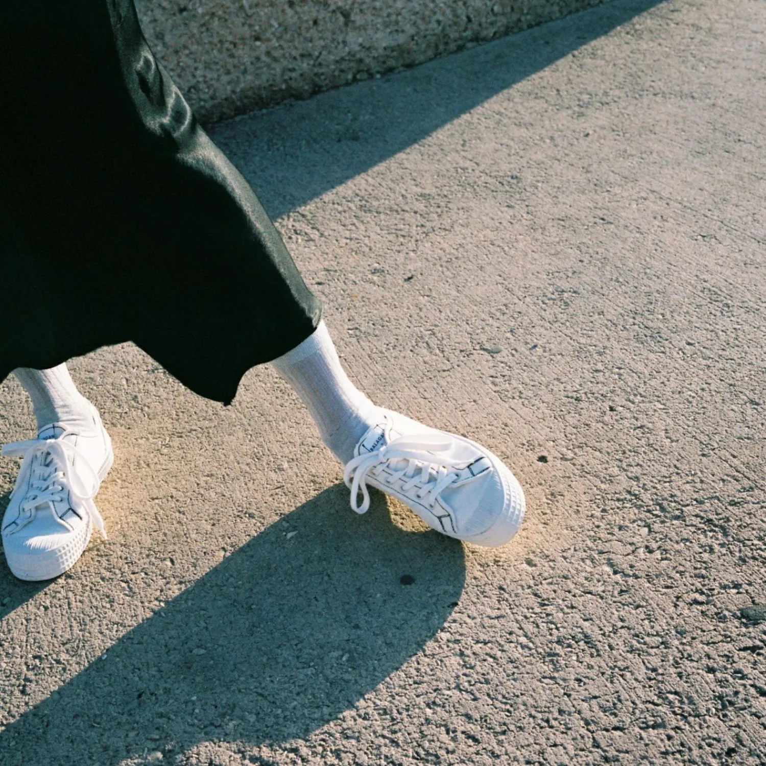 Sneakersy-Balagan Novesta Star Master Sneakersy Damskie Vegan, Perlowy Z Czarna Nicia