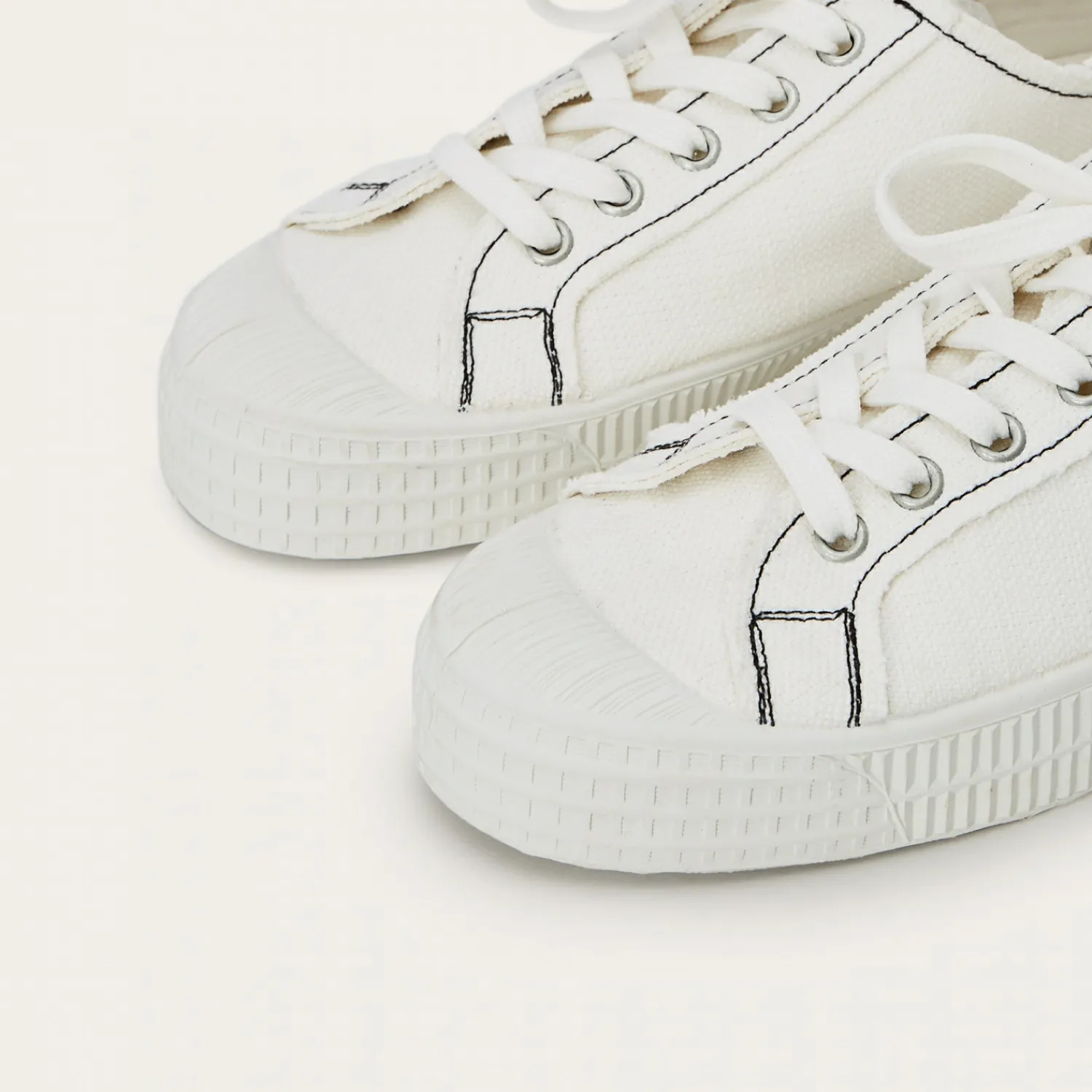 Sneakersy-Balagan Novesta Star Master Sneakersy Meskie Vegan, Perlowy Z Czarna Nicia