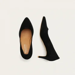 Szpilki-Balagan Sica Czółenka, Czarny Zamsz